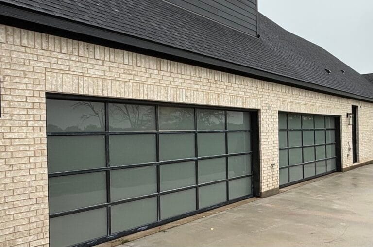custom garage door in texas